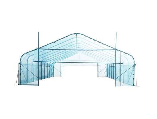 Customizable Greenhouse Tunnels Rectangular Section Shape Length 1-12m Invoiced by Theoretical Weight